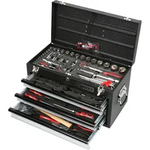 KS Tools Universal-Werkzeug-Satz 1/4"+1/2" CHROMEplus 99-tlg.