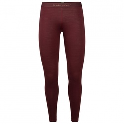 Icebreaker Merino Womens 200 Oasis Leggings - redwood