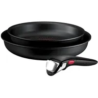 Tefal - INGENIO Excellence Fusion, 3-teiliges Kochgeschirr-Set - Schwarz