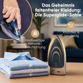 ProfiCare Reisebügeleisen PC-DB 3125 blau