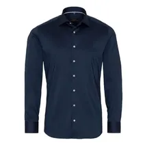 Eterna Herren Hemd blau Slim Fit, blau, NOS