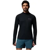 Columbia Stealth Spring Long Sleeve Half Zip Tee black L