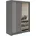 MKS Schiebetürenschrank DIANA 150 x 216 x 61 cm Grau