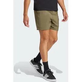 adidas Essentials Small Logo Chelsea Cargo Shorts Olive Strata / Black S