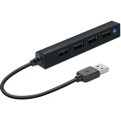 SPEEDLINK SNAPPY SLIM - Hub - 4 x USB 2.0 - Desktop
