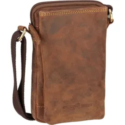 Greenburry Vintage 1553 Mobile Shoulderbag  in Sattelbraun (1.8 Liter), Umhängetasche
