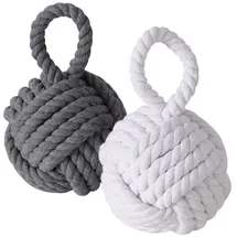 Boltze Türstopper Zuber Grau/Weiß 15 x 23 cm
