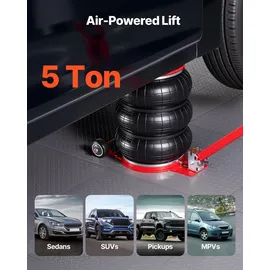 Vevor Wagenheber Stahlrohr 140–464 mm