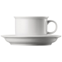 Thomas Porzellan Tasse Trend Weiss Kaffeetasse 2tlg., Porzellan