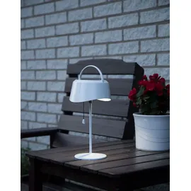 Star Trading LED-Solarlampe-'Cervia', weiss, Kunststoff, - Weiß