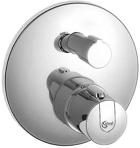 Ideal Standard Ceratherm 100 Einzel-Thermostat Unterputz Bausatz 2 für Easy Box Rosetten-Ø 163 mm - A4659AA