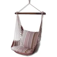 HOBEA-Germany Hängesessel Hängestuhl Hängesitz mit 2 Kissenhüllen (L (bis