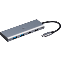 ISY IHU-5200 USB-C Adapter, Silber