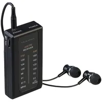 VR-Radio Fm Radio: Mobiles Mini-FM/AM-Transistorradio mit Ohrhörern, extralange Laufzeit (Taschenradios, Mini Taschenradio, Kleines)