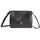 Harold's Fold Umhängetasche Leder Schwarz
