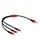 DeLock USB-A auf Micro-USB & USB-C & Apple Lightning 0,3 m Schwarz/Rot