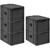 Proregal Eurobox NextGen Portable 33,5 x 40 x 60 cm 5-tlg. schwarz