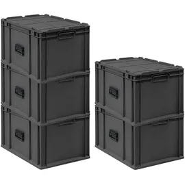 Proregal Eurobox NextGen Portable 33,5 x 40 x 60 cm 5-tlg. schwarz
