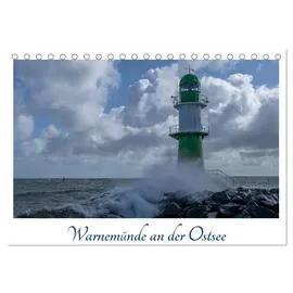 Calvendo Warnemünde an der Ostsee Tischkalender 2026 Mehrfarbig