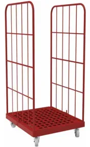 HMH rolltainer® 1450 KU 724 x 815 mm rot 2-seitig