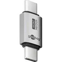 goobay USB-C-Adapter 40 Gb/s Silber