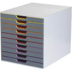 Durable Schubladenbox VARICOLOR, Anzahl Fächer: 10