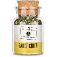 Ankerkraut Sauce Chien, Taste of St. Martin/Karibik, fruchtig und leicht scharf für Fleisch und Fisch, 55 g im Korkenglas