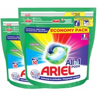 Ariel All-in-1-Waschmittel-Pods Color Color – 2 x 50 Waschgänge – Vorteilspackung