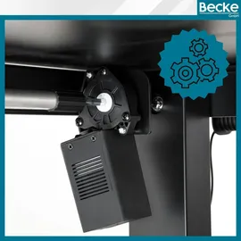 OEM Schreibtisch 120x60cm schwarz