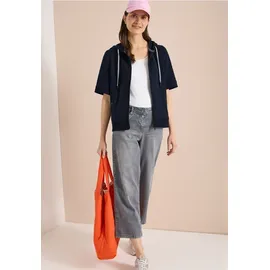 Cecil Kurzarm Sweatjacke mit Kapuze - L