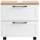 Lomadox - Waschbeckenunterschrank 60 Cm In Weiß Marling-03, B/h/t Ca. 60/55/35 Cm