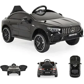 Moni Kinder Elektroauto Mercedes-AMG CLA schwarz (12 V)