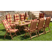 Merxx Maracaibo Set 17-tlg. braun/orange-rot