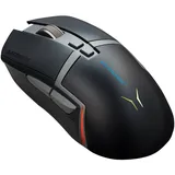 Medion Wireless Gaming-Maus Supporter P13 kabellose Gaming Maus (Pixart Sensor mit 16000 DPI, langlebige OMRON-Switches, DPI-Switch, 7 programmierbare Tasten, RGB-Beleuchtung, kabellos und kabelgebunden verwendbar)