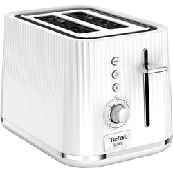 Tefal Loft TT7611 Toaster 2 Scheibe(n) Chrom, Toaster, Silber, Weiss