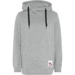 Hoodie mit Mountain-Logo-Patch XL