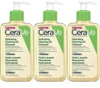 CeraVe Huile Lavante Moussante Hydratante De Bain 3x236 ml