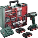 Metabo Akkubohrschrauber BS 18 XXL-Set 18 V 2 Ah inkl. 3x Akku & Ladegerät