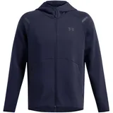Under Armour Unstoppable Flc Kapuzenjacke Herren Midnight Navy/Schwarz L
