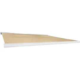 Home Deluxe LED Vollkassettenmarkise Elos V2 500 x 300 cm sand