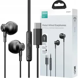 Joyroom JR-EC07 USB-C In-Ear-Kopfhörer aus Metall Schwarz