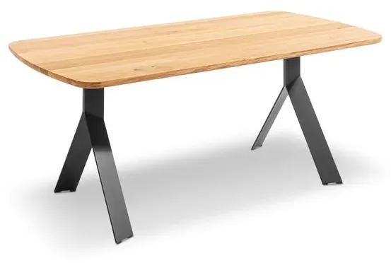 CASEDO Esstisch Bregenz 140 x 80 cm Holz Braun Eiche