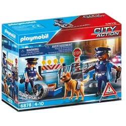 PLAYMOBIL 6878 - City Action - Polizei-Straßensperre