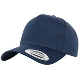 Flexfit 5-Panel Curved Classic Snapback Navy, one Size