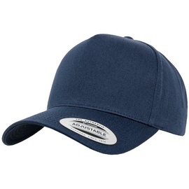 Flexfit 5-Panel Curved Classic Snapback Navy, one Size
