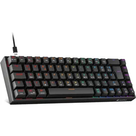 KOORUI 60% Gaming Tastatur Rotem Schalter DE