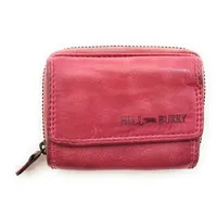 lemasi Hill Burry Mini echt Leder Damen Geldbörse Portemonnaie RFID Schutz Waschleder pink