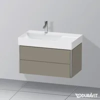 Duravit XSquare Waschtischunterschrank, 2 Auszüge, XS416809292,