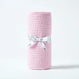 Homescapes Babydecke Waffelpiqué 125/150 cm,