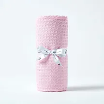 Homescapes Babydecke Waffelpiqué 125/150 cm,